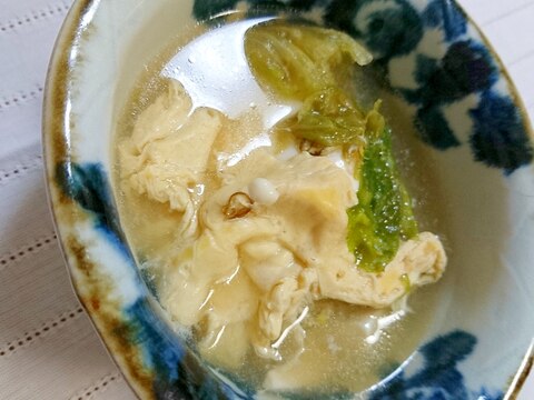 豆腐の熱々スープ